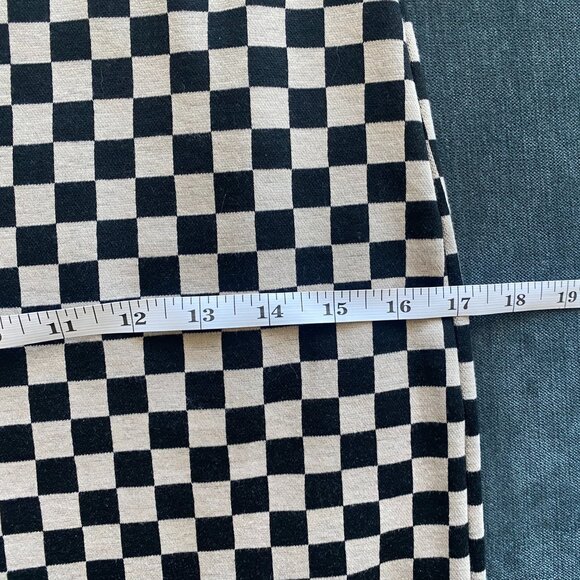 LALA ORIGINAL: Looking Good Print Top + Skirt Set in Checkerboard, Size S - Picture 11 of 16